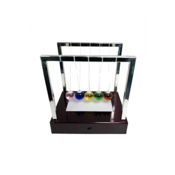 Giftzen Cam Masaüstü Süs Denge Topları Newton Pool