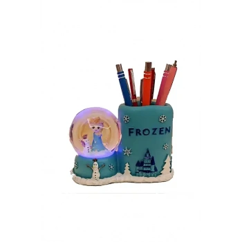 Giftzen Kar Küresi Kalemlikli Işıklı