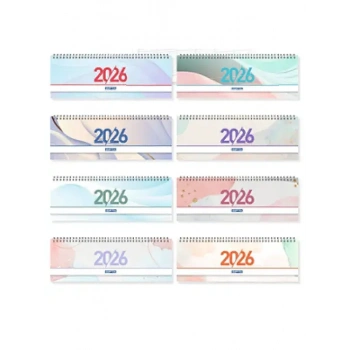 Gıpta 2026 Üçgen Masa Takvimi 12 x 33 cm