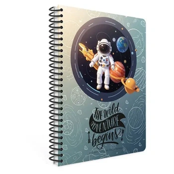 Gıpta Good Notes Çizgili Defter 80 Yp 16x16 Sert Kapak Spiralli