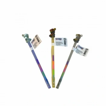 Gıpta Kids Bear Raınbow Ayıcık Başlıklı Renkli Tükenmez Kalem