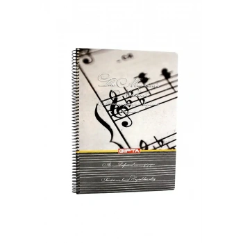 Gıpta Müzik Defteri 80 Yp Ciltli Spiralli