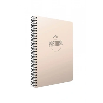 Gıpta Pastoral Düz Defter 72 Yp A4 Plastik Kapak Spiralli