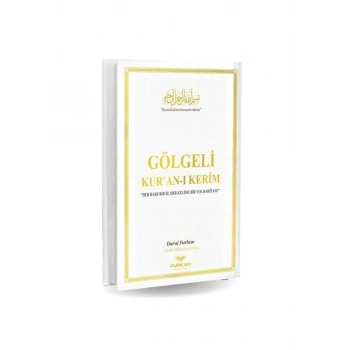 Gölgeli Beyaz Kuranı Kerim Orta Boy