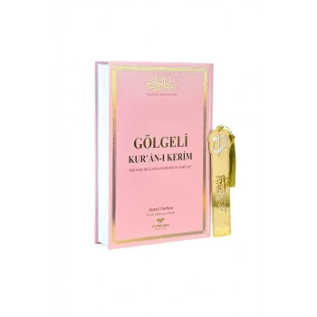 Gölgeli Pembe Kuranı Kerim Orta Boy