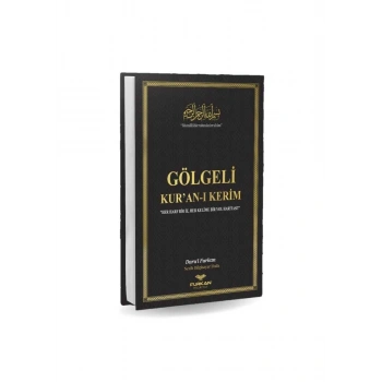 Gölgeli Siyah Kuranı Kerim Orta Boy