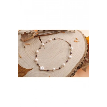 Gün Işığı, Hematit Aksesuar İnci Kolye