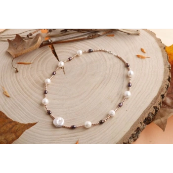 Gün Işığı, Hematit Aksesuar İnci Kolye