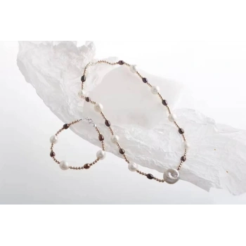 Gün Işığı, Hematit Aksesuar İnci Takı Seti