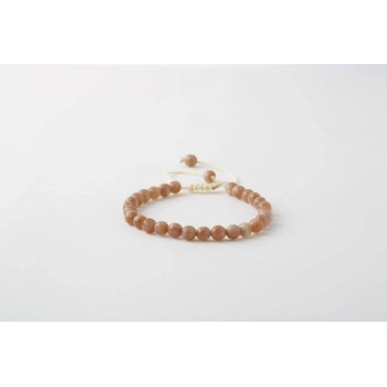 Güneş Taşı 6mm Merdiven Kapama Doğal Taş Bileklik