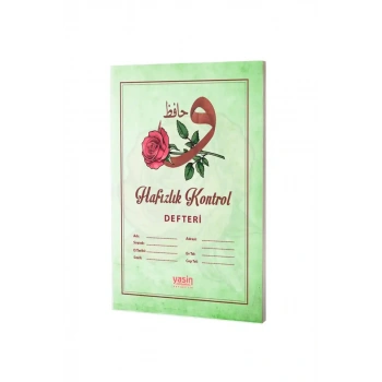 Hafızlık Kontrol Defteri
