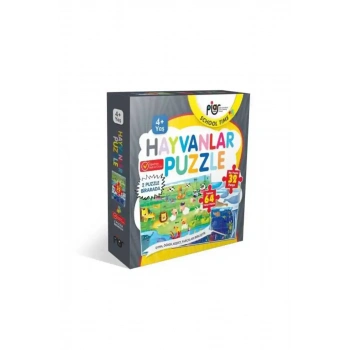 Hayvanlar Puzzle 2 Puzzle Bir Arada