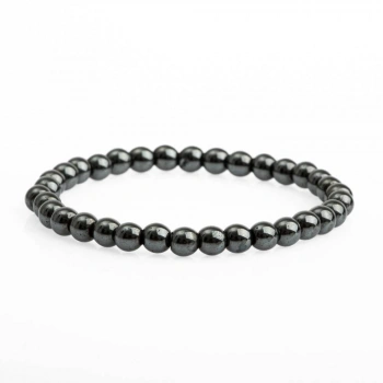 Hematit 6mm Doğal Taş Bileklik