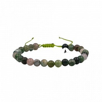 Hint Akiği 6mm Merdiven Kapama Doğal Taş Bileklik