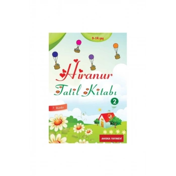 Hiranur Tatil Kitabı 2 9-14 Yaş