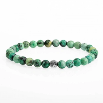 İspanyol Varisit 6mm Doğal Taş Bileklik