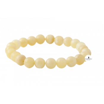 Kalsit 8mm Doğal Taş Bileklik