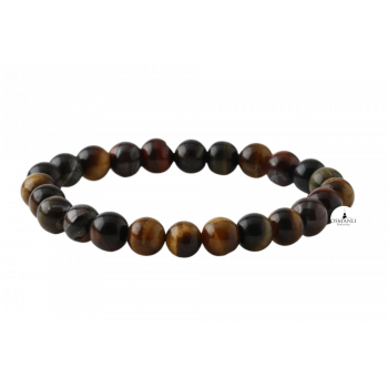 Kaplan Gözü 8mm Doğal Taş Bileklik