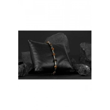 Kaplan Gözü Hematit Doğal Taş Bileklik