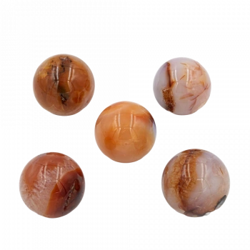 Karnelyan Akik Doğal Taş Küre Tımbıl El Taşı