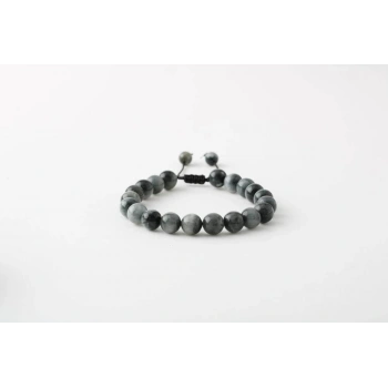 Kedi Gözü 8mm Merdiven Kapama Doğal Taş Bileklik