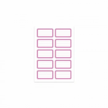 Keskin 220896-99 Tek Renk Pembe 3Lü Etiket