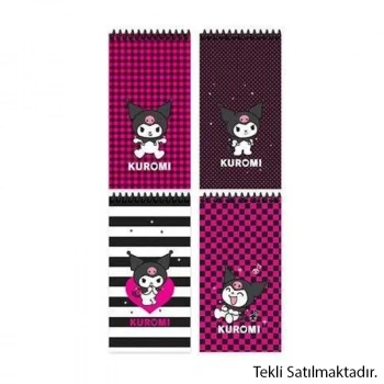 Keskin Defter Kuromı 10x19 80 Yaprak Çiz Spiral Karton Kapak