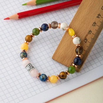 Kız Öğrenci Doğal Taş Bileklik