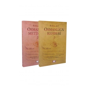 Kolay Osmanlıca Rehberi 2 Cilt Takım