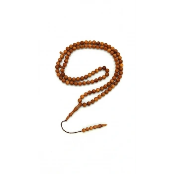 Küre Kesim 99 Luk Kuka Tesbih 7 mm - Açık Kahve