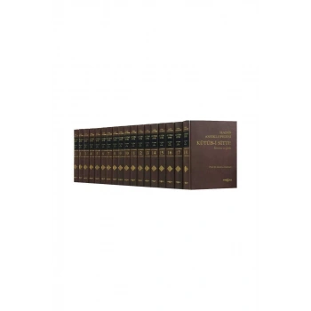 Kütübü Sitte 18 Cilt Takım Büyük Boy Şamua
