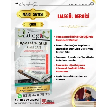 Lalegül Dergisi 145. Sayı Mart 2025