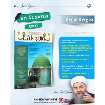 Lalegül Dergisi 151. Sayı Eylül 2025