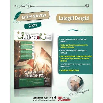 Lalegül Dergisi 152. Sayı Ekim 2025