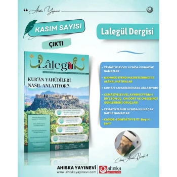 Lalegül Dergisi 153. Sayı Kasım 2025