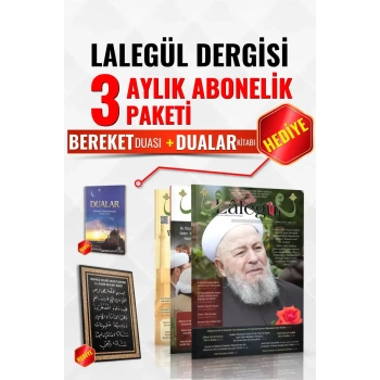 Lalegül Dergisi 3 Aylık Abonelik Paketi