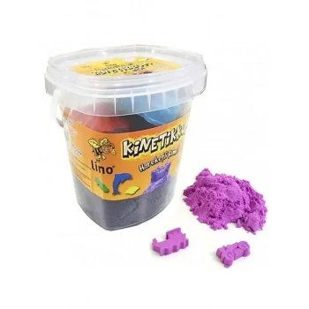 Lino Kinetik Kum 500 gr Mor Kova + 3 Kalıp