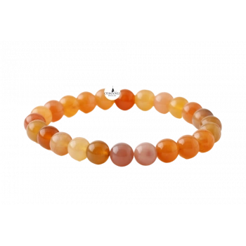 Madagaskar Akiği 8mm Doğal Taş Bileklik