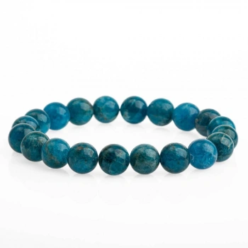 Mavi Apatit 10mm Doğal Taş Bileklik