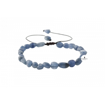 Mavi Kiyanit Natürel Kesim Doğal Taş Bileklik