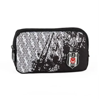 Me Beşiktaş Me Team İnce Çubuk Desenli Suni Deri Beslenme Çantası