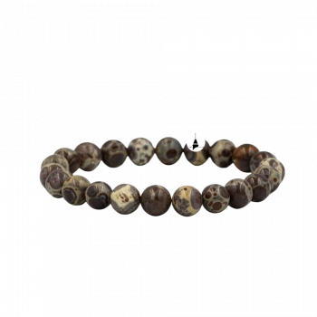 Meksika Jasper 6mm Merdiven Kapama Doğal Taş Bileklik