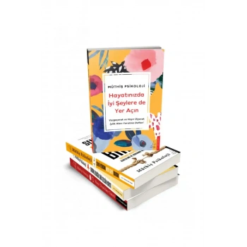 Müthiş Psikoloji 3 Kitap Set Defter Hediyeli