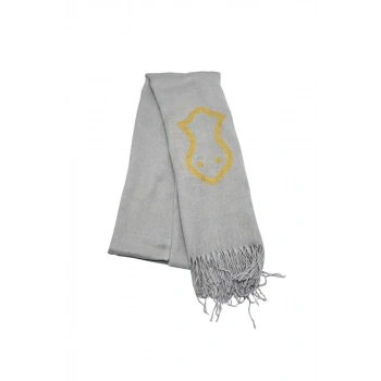 Nali Şerif İşlemeli Şal Gri