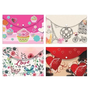 Noki Hazır Yapışkanlı Kitap Kabı 10 Lu Kırmızı