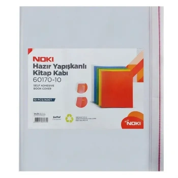 Noki Hazır Yapışkanlı Kitap Kabı A4 10 Lu Sarı