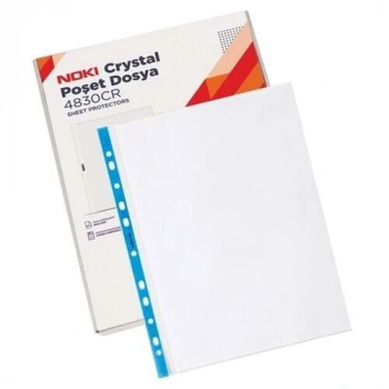 Noki Poşet Dosya Cristal Mavi Şeritli