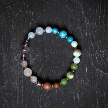 Osmanlı Doğal Taş Sertifikalı Boğa Burcu Doğal Taş Bileklik