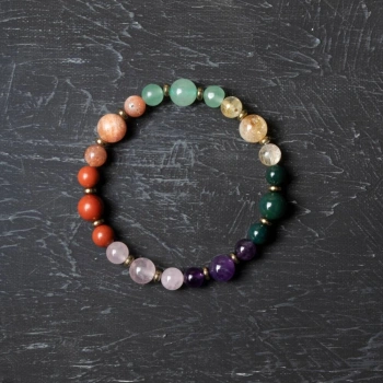 Osmanlı Doğal Taş Sertifikalı Koç Burcu Doğal Taş Bileklik