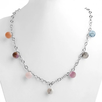 Özel Tasarım Gümüş Zincir Kolye:1734473006